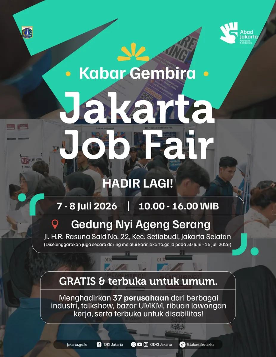 Job Fair Kabupaten Langkat 2026 (Suku Dinas TKTE Wilayah Kabupaten Langkat Barat) : 7-8 Juli 2026